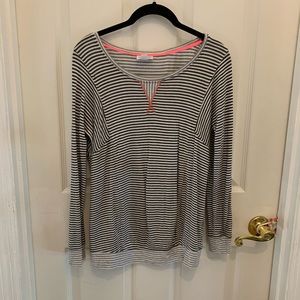 A Pea in the Pod striped maternity long sleeve